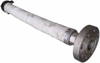 Mud pump hose equipped with API flange