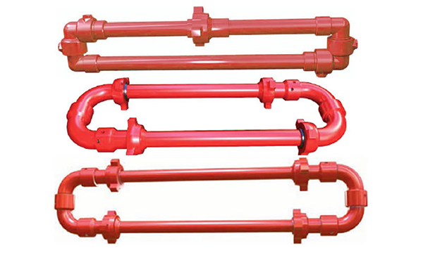 3 types of cementing & circulating hose loops are displayed.